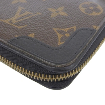 Pre-owned Louis Vuitton Portefeuille Zippy Brown Canvas Wallet  ()
