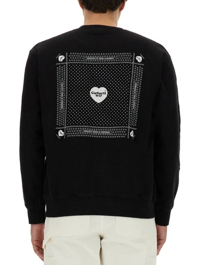 Shop Carhartt Wip Sweatshirt With Logo In Black