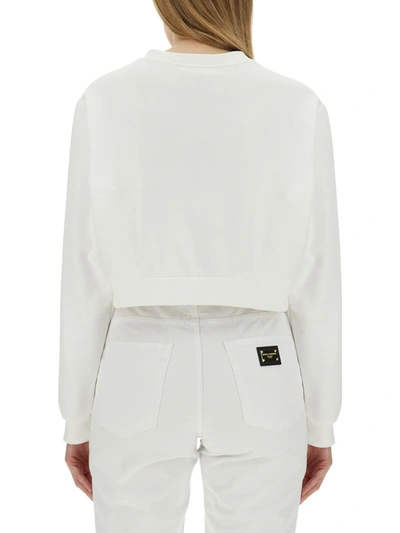 Shop Dolce & Gabbana Sweatshirt With Logo In White