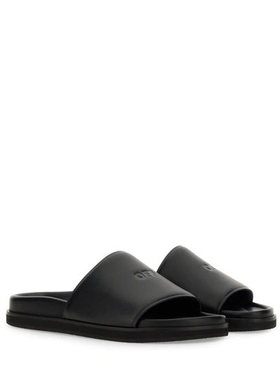 Shop Off-white Slide Sandal In Black