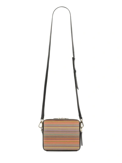 Shop Paul Smith "signature Stripe" Shoulder Bag In Multicolour