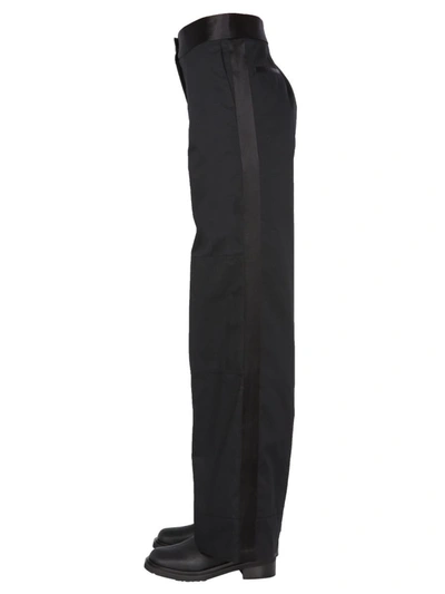 Shop Raf Simons "ceremonial Worker" Trousers In Black