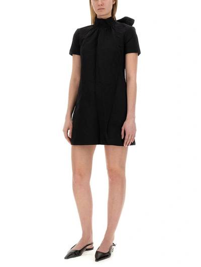 Shop Staud Mini Dress "ilana" In Black