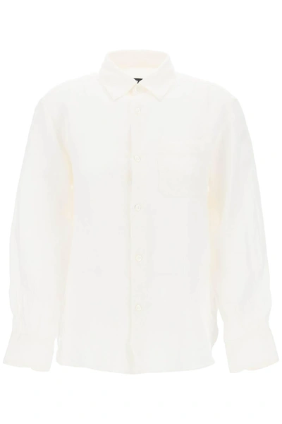 Shop Apc A.p.c. Linen Sela Shirt For