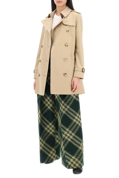 Shop Burberry Kensington Trench Coat