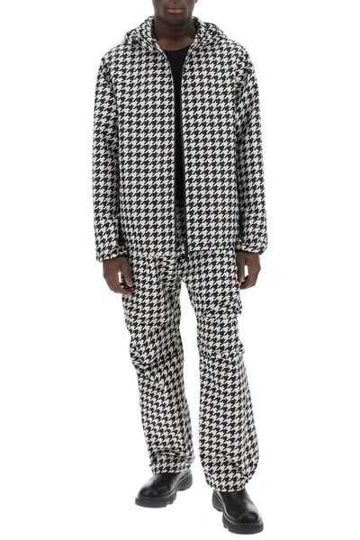 Shop Burberry Workwear Pants In Houndstooth