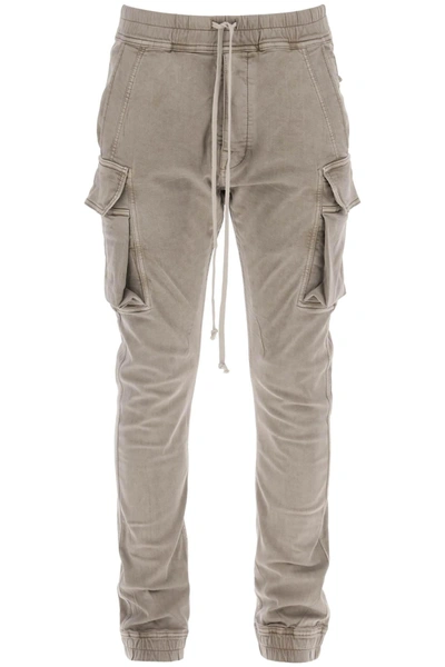 Shop Drkshdw Stretch Denim Cargo Pants In Mastodon Style