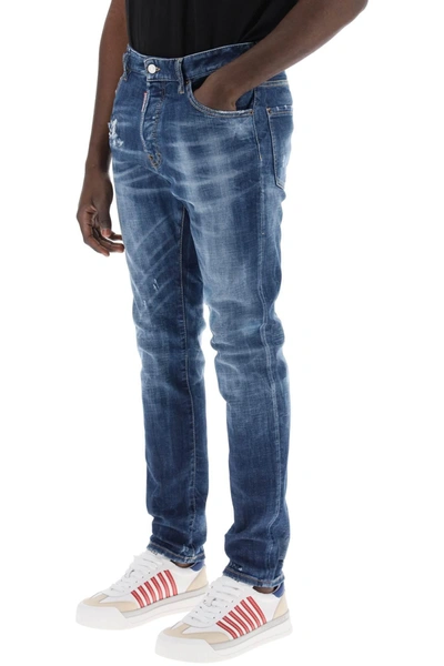 Shop Dsquared2 "dark 70's Wash Cool Guy Jeans