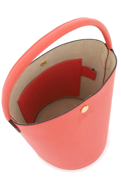 Longchamp Cuir De Russie Bucket Bag