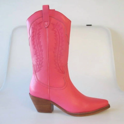 Shop Matisse Mylie Boots In Hot Pink