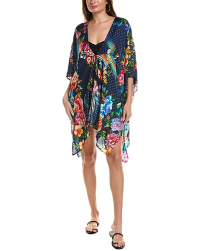 Shop Johnny Was Ocean Dreamer Short Kimono In Multi