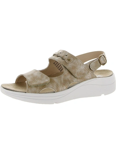 Shop Drew Selina Womens Slip On Open Toe Slingback Sandals In White