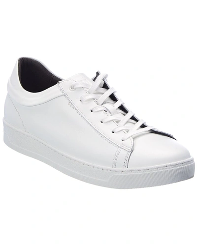Shop M By Bruno Magli Diego Leather Sneaker In White