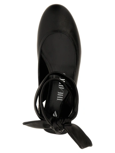 Shop Attico Cloe Flat Shoes Black