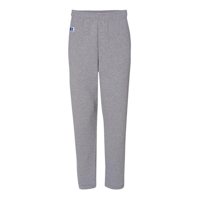 Russell Athletic Dri Power Open Bottom Pocket Sweatpants In Blue