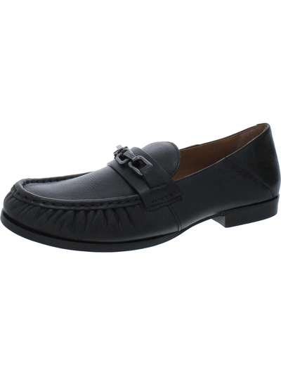 Shop Gentle Souls By Kenneth Cole Janella Womens Leather Slip-on Loafers In Black