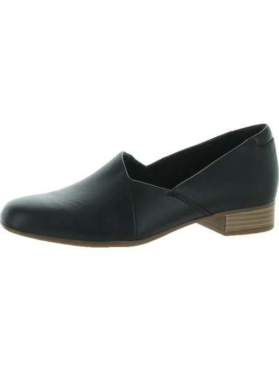 Shop Clarks Juliet Palm Womens Leather Comfort Loafers In Black