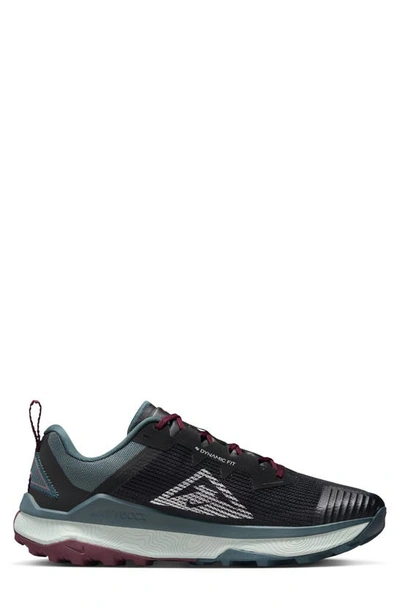 Shop Nike Wildhorse 8 Trail Running Shoe In Black/ Deep Jungle/ Maroon