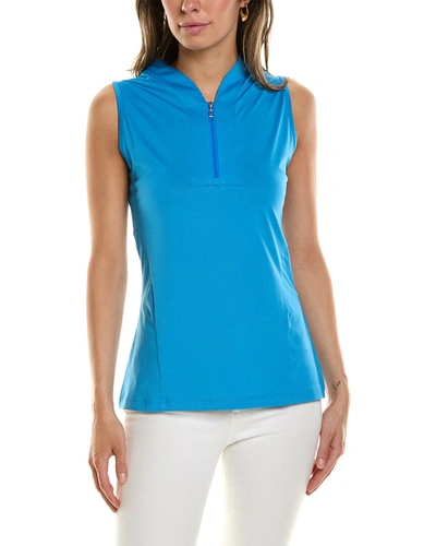 Shop Callaway Tonal Heather Polo Shirt In Blue