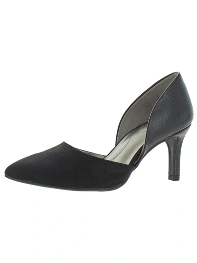 BANDOLINO GRENOW WOMENS FAUX SUEDE POINTED TOE DRESS HEELS 