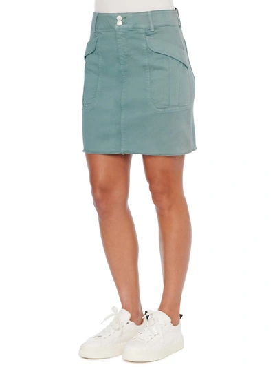 Shop Democracy Dusty Slate Utility Skirt In Blue