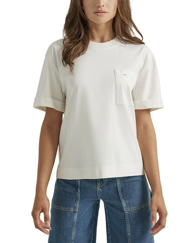 Shop Lee Utility Pocket T-shirt In White