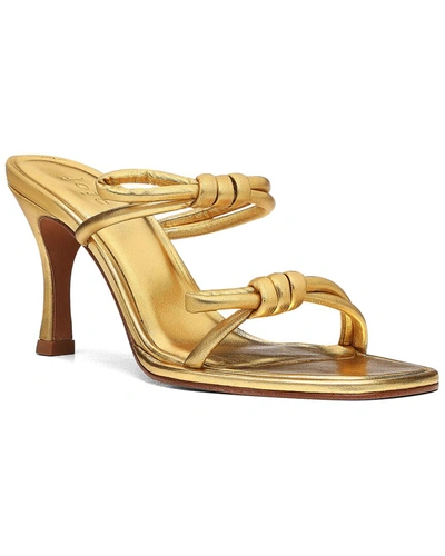 Shop Joie Leonore Leather Sandal In Gold
