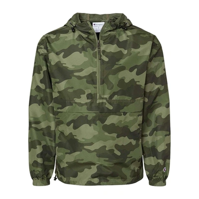 Shop Champion Packable Quarter-zip Jacket In Multi