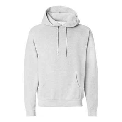 Shop Hanes Ecosmart Hooded Sweatshirt In Grey