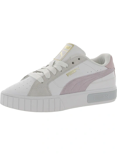 Shop Puma Cali Womens Leather Trainers Casual And Fashion Sneakers In White