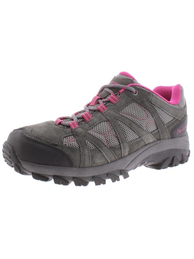 Shop Bearpaw Olympus Womens Faux Suede Sneakers Hiking, Trail Shoes In Pink