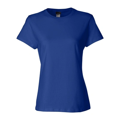 Shop Hanes Perfect-t Womens T-shirt In Blue