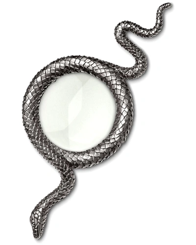 Shop L'objet Snake Platinum Magnifying Glass
