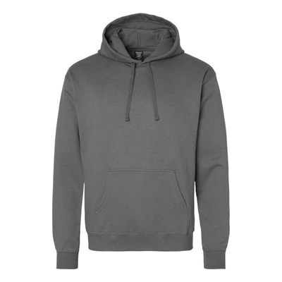Shop Hanes Perfect Fleece Hooded Sweatshirt In Grey