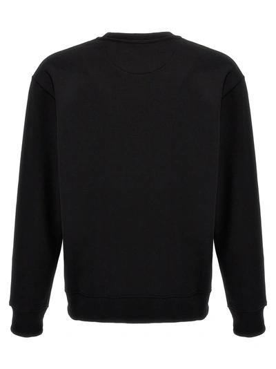Shop Valentino Logo Print Sweatshirt Black