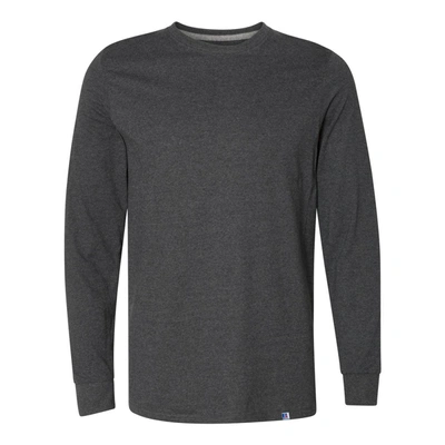 Shop Russell Athletic Essential 60/40 Performance Long Sleeve T-shirt In Black