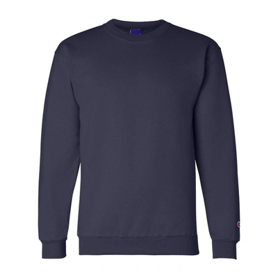 Champion Powerblend Crewneck Sweatshirt In Blue