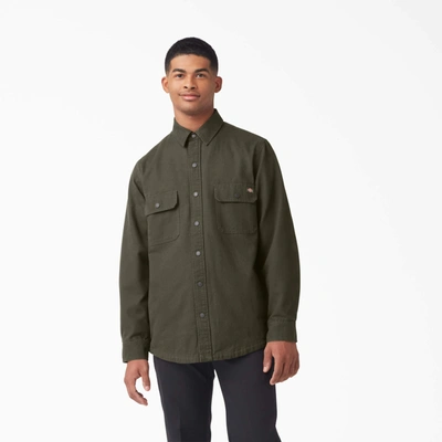Shop Dickies Duck Flannel-lined Shirt In Multi