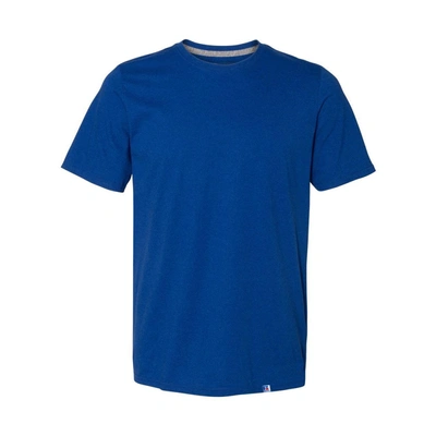 Shop Russell Athletic Essential 60/40 Performance T-shirt In Blue