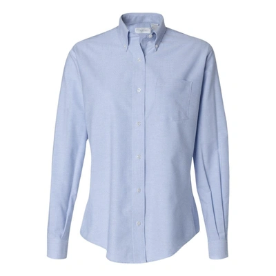 Shop Van Heusen Women's Oxford Shirt In Blue