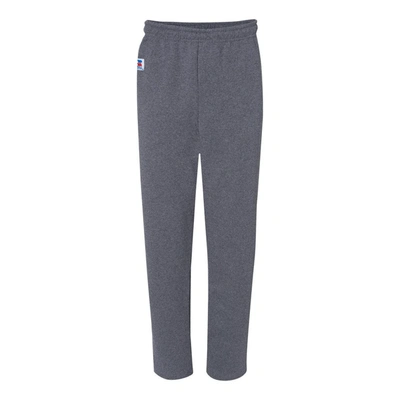 Russell Athletic Dri Power Open Bottom Pocket Sweatpants In Black