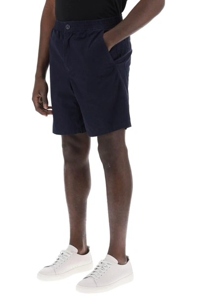 Shop Apc A.p.c. Nirris Shorts In Organic Cotton