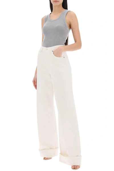 Shop Agolde Dame Wide Leg Jeans