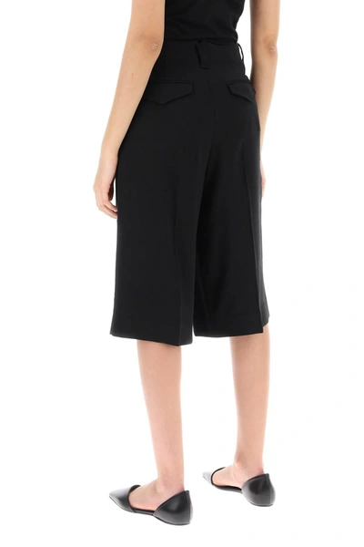 Shop Ami Alexandre Mattiussi Ami Alexandre Matiussi Gabardine Bermuda Shorts