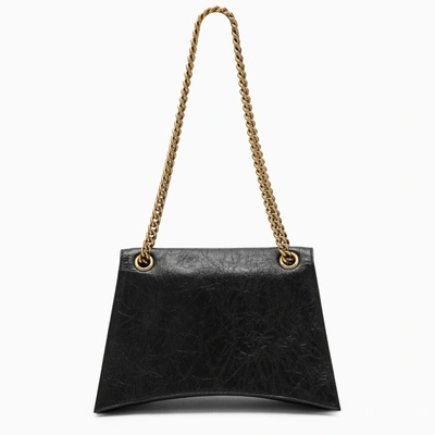 Shop Balenciaga Crush Medium Bag With Black Chain