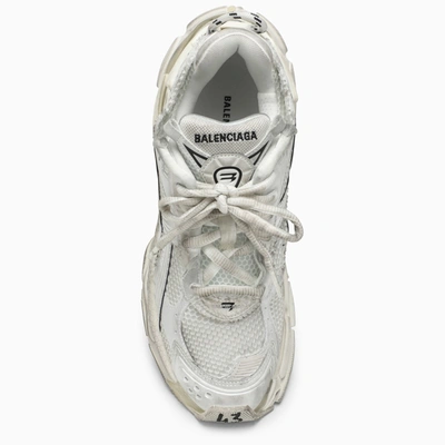 Shop Balenciaga White Runner Sneaker