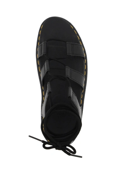 Shop Dr. Martens' Dr.martens Nartilla Hydro Leather Gladiator Sandals