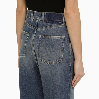Shop Golden Goose Baggy Jeans With Blue Turn Ups