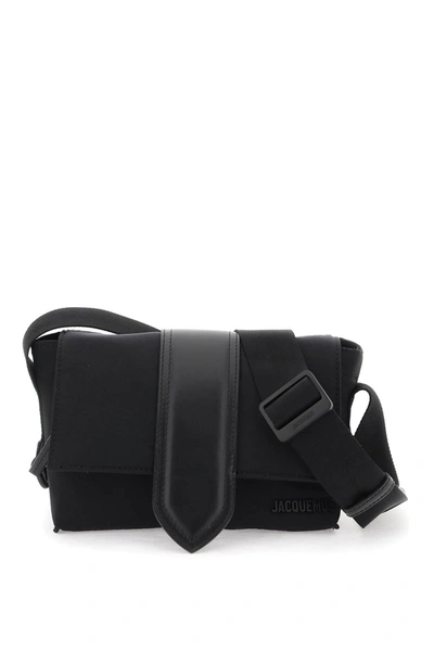 Shop Jacquemus "le Petit Messenger Bambino Nylon Shoulder Bag For
