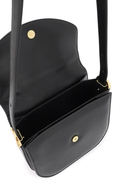 Shop Jil Sander Padded Leather Coin Shoulder Bag With Adjustable Strap